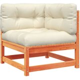 vidaXL 6-dijelni set vrtnih sofa s jastucima voštano smeđi od borovine | shoptok.hr