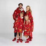 Svilanit Hoodie deka/pokrivač Xmass Red + Poklon: Čarape | shoptok.hr