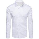 DStreet Koszula męska elegancka biała z kołnierzem | Shoptok.si