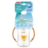 Canpol BABIES FLASICASOLJA SA KLJUNOM I RUCKAMA 56512 "HAPPY ANIMALS - 320ML ORANGE (56512_ora) Cene