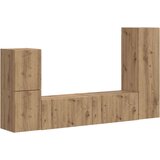  Komplet TV omaric 4 pcs Umetni hrast Konstruiran les - - Rjava - 67.7 - 30 x 31 x 100 cm - 2025-vidaXL-Uvoz_2 | Shoptok.si