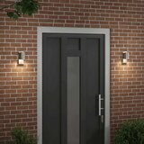  Vanjska zidna lampa 2 pcs Srebrno 6,5 x 10,5 x 16 cm | shoptok.hr