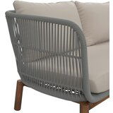 Bessagi Garden Lounge Garnitura Malene, Krem, Siva, 4-Delno | Shoptok.si