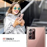 Techsuit Shockproof Clear Silicone prozirna maskica otporna na udarce za Samsung Galaxy Note 20 Ultra 4G / Note 20 Ultra 5G | shoptok.hr