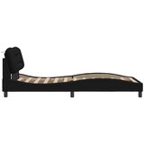  Okvir za krevet bez madraca Hvar crni 100x200 cm od tkanine | shoptok.hr