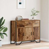  Sideboard Stari Drveni Hrast 97x32.5x74.5 cm Obradno Drvo | shoptok.hr