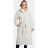 Desigual Creamy Women's Quilted Winter Coat with Tie Granollers - Ladies Cene