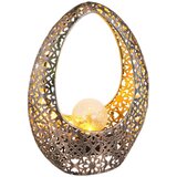 Globo Solarna svetilka Deko (LED, IP44, zlata) | Shoptok.si
