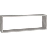 vidaXL Stenske police kockaste 4 kosi betonsko sive 80x15x26,5 cm, (20620400) | Shoptok.si