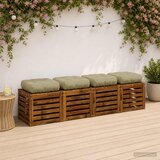  Jastučići za sjedalo od 4 dijela VIANEN 4 pcs 100% poliester | shoptok.hr