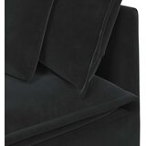  Modularna sofa s jastucima, crna, baršunasta | Shoptok.si