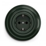 Reblig - Retro zidna utičnica sa okvirom SCHUKO 230V/16A zelena | Eponuda.com