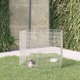 vidaXL Ograda za životinje sa 6 ploča 54 x 80 cm od pocinčanog željeza | shoptok.hr