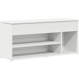  Klupa za cipele bijela 102x30 5x45 cm izrađeno drvo | shoptok.hr