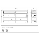 Germania Krem viseći ormarić 110x57x22 cm Ameca – | shoptok.hr