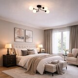  plafonski luster king 4xE27/15W/230V crne boje | Eponuda.com