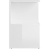  Noćni ormarići 2 kom sjajni bijeli 35x35x55cm konstruirano drvo | Eponuda.com