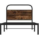 vidaXL Posteljni okvir brez vzmetnice 90x200 cm dim. hrast inž. les | Shoptok.si