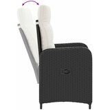 Vanjski set za objedovanje s jastukom 5 pcs Crna i krem-bijela | shoptok.hr