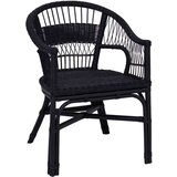  Stolica koja se može slagati Crna 60 x 60 x 81 cm Ratan | shoptok.hr