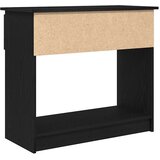  Konzolni stol s ladicama crni 85,5x38,5x74,5 cm | Eponuda.ba