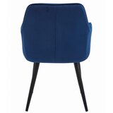 JORK stolica - tamnoplavi baršun / crne noge x 2 | shoptok.hr
