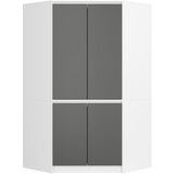 AKORD KOTNI KABINET S100 4D CLP BELO / GRAFITNO SIVO, (21713887) | Shoptok.si
