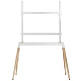 Gembird TVS-86F-01-W Podno postolje za TV, 55-86inc, belo/drvo | ePonuda.com