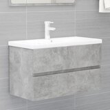 vidaXL ormarić za umivaonik siva boja betona 80 x 38,5 x 45 cm iverica cijene