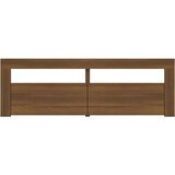 TV ormarić s LED svjetlima boja smeđeg hrasta 120 x 35 x 40 cm | shoptok.hr