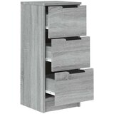  Komoda 2 kosa siva sonoma 30x30x70 cm konstruiran les, (20653909) | Shoptok.si