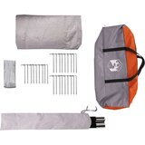  Teepee šotor s streho Siva in oranžna 600 x 600 x 347 cm, (5000091083) | Shoptok.si