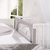 Roba Bela/siva otroška posteljica na koleščkih 60x120 cm Fox & Bunny – | Shoptok.si