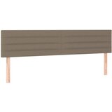 Maison Chic Posteljno vzglavje - Vzglavna omarica 2 kosa taupe 90x5x78/88 cm blago, (22077609) Cene