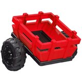 Veliki AKU traktor 4x4 s prikolicom crveni | shoptok.hr