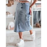 DStreet Spódnica jeansowa midi cargo CARGOMIDI niebieska | ePonuda.com