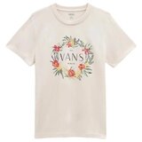 Vans Majice s kratkimi rokavi CAMISETA MUJER WREATH OF FLOWERS VN00050E3KS Bela | Shoptok.si
