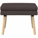  Klupa s dvostrukim slojem Tamno smeđa 60 x 40 x 46 cm Tkanina | shoptok.hr