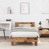  Krevetna konstrukcija s uzglavljem Staro drvo 193 x 95 x 88 cm | shoptok.hr