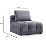 Atelier Del Sofa amaris O1 grey 1-Seat sofa u