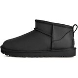 Ugg Gležnjarji W Classic Ultra Mini Lthr Črna Cene