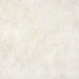 vidaXL Faux Rabbit Fur Rug Bijelo 120 x 120 cm Poliester | shoptok.hr