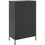 vidaXL Visoka komoda crna 68 x 39 x 113 cm čelična | shoptok.hr