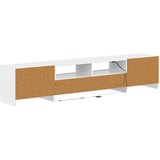  LED TV kabinet UTRECHT 3 kom. Bijela visokog sjaja 100 x 35 x 40 cm | Shoptok.si