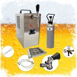 ich-zapfe Jet 30 kompleten set za pivni črpalko z enocevnim hladilnikom do 35 L/h, (5000216291) | Shoptok.si