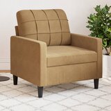  The Living Store Fotelj rjav 60 cm žamet - Enosed, (21495064) | Shoptok.si