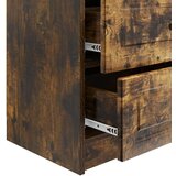  Noćni ormar s ladicama Dimljeni hrast 62 x 34,5 x 44,5 cm | Eponuda.com