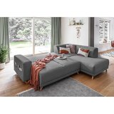 Miuform Siva sklopiva/s prostorom za odlaganje kutna garnitura (s desnim kutom/u obliku slova L) Classy Sophie – | shoptok.hr