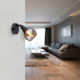 Globo 57904-1 - zidna spot svetiljka glyptar 1xE14/40W/230V crna | Eponuda.com