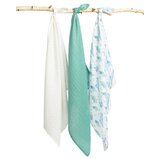 Sensillo Bambus pelene 3 kom dino zelena 70x80 | shoptok.hr